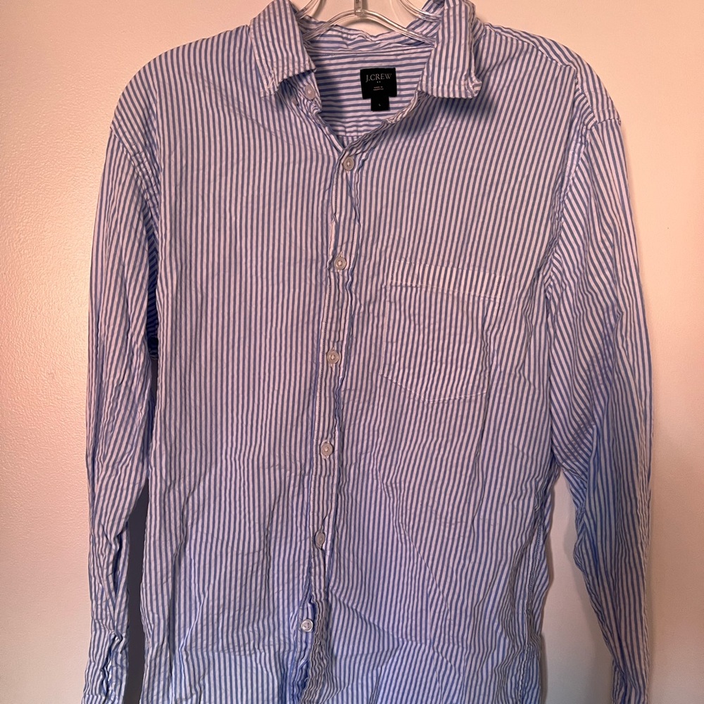 J. Crew Large Button Down Shirt - image 1